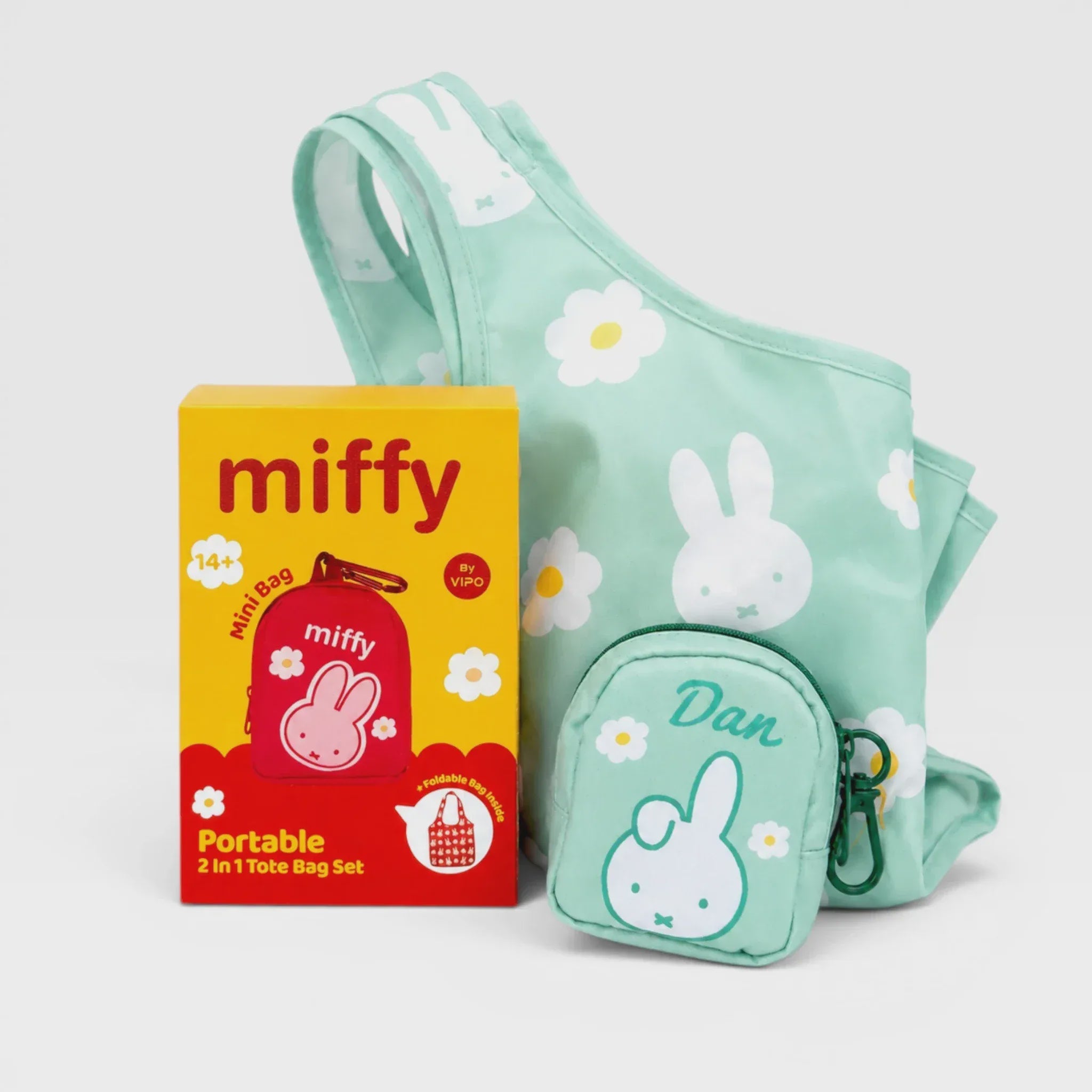 Miffy Portable 2-in-1 Tote Bag Set - Blind Box