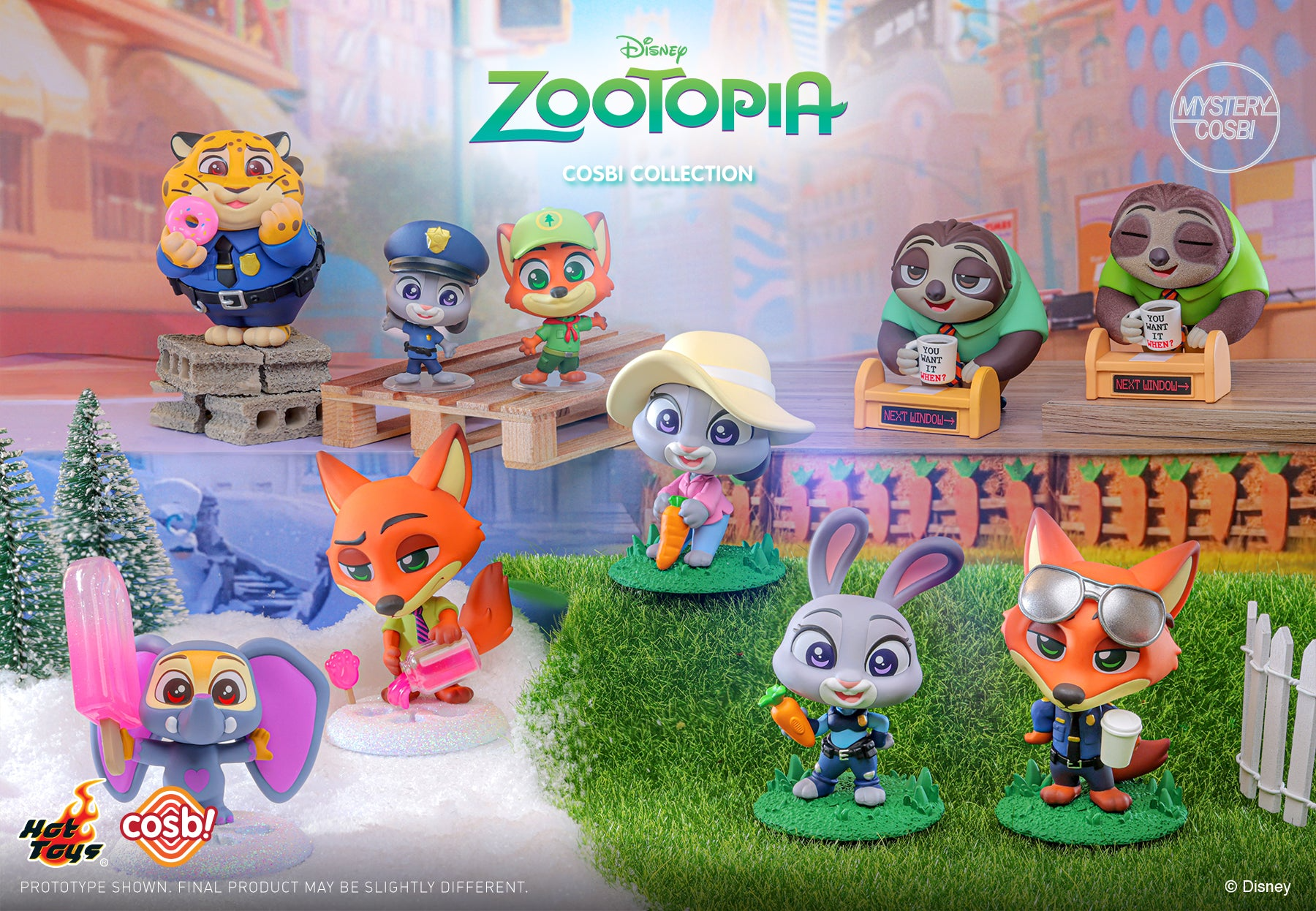 Hot Toys Zootopia Cosbi Collection Blind Box