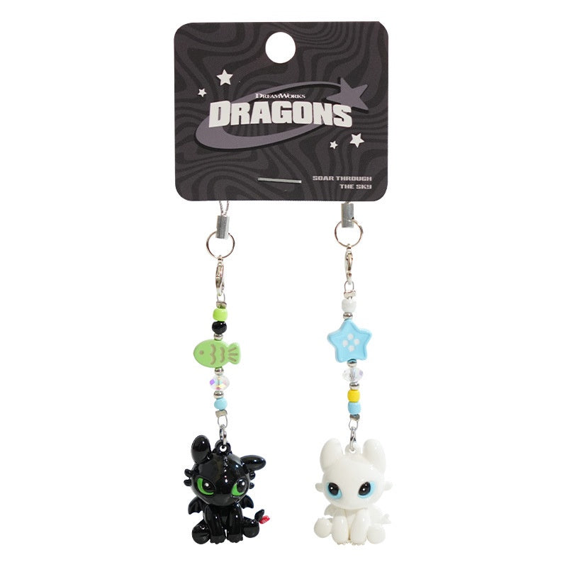 How to Train Your Dragon Toothless Couple Figurine Keychain