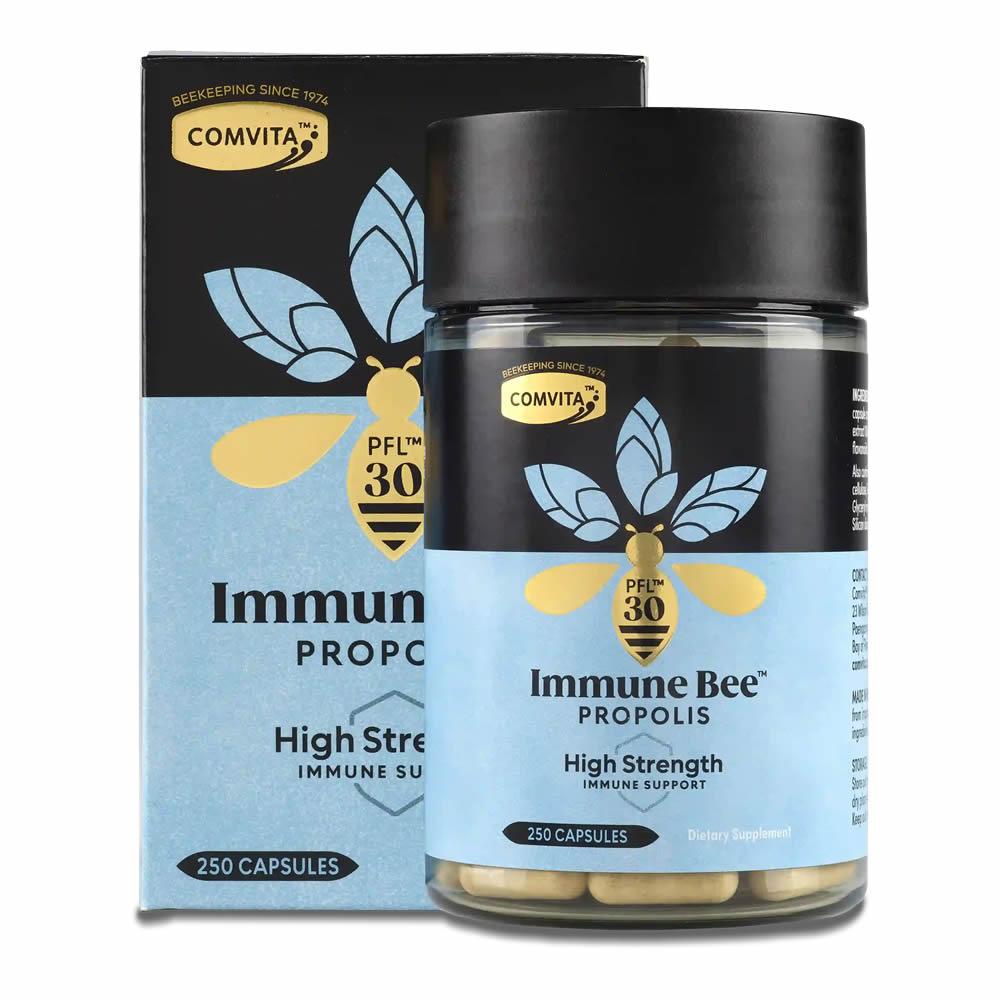 Comvita Immune Bee Propolis High Strength PFL30 Capsules - 250 Capsules, Propolis, OCARE NZ