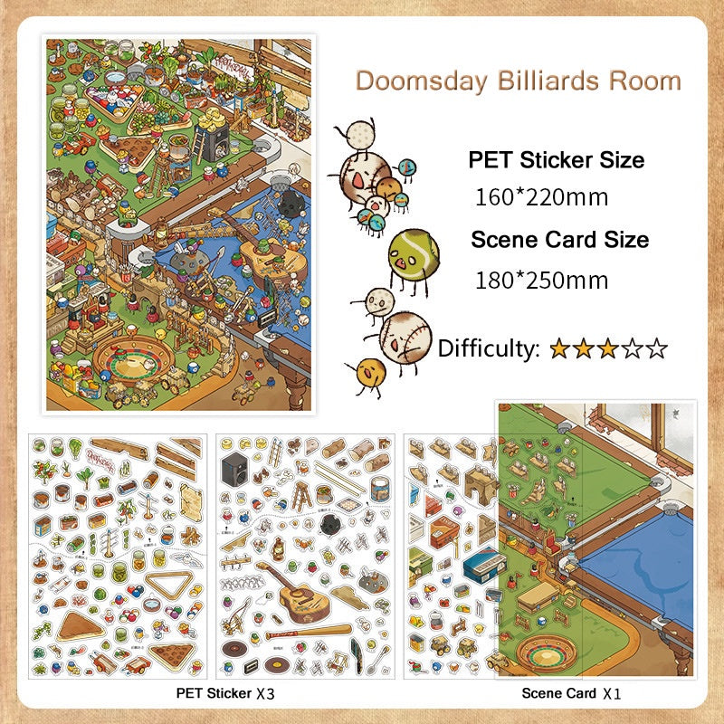 Infeel.Me 2.5D Deco Scene Sticker My Little House Series #12