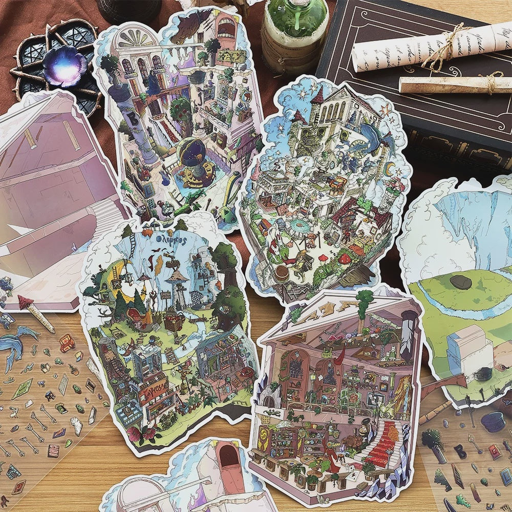 Infeel.Me 2.5D Deco Scene Sticker My Little House Series #14