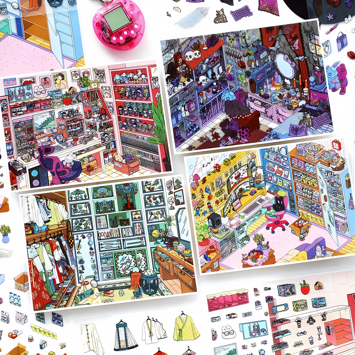 Infeel.Me 2.5D Deco Scene Sticker My Little House Series #18