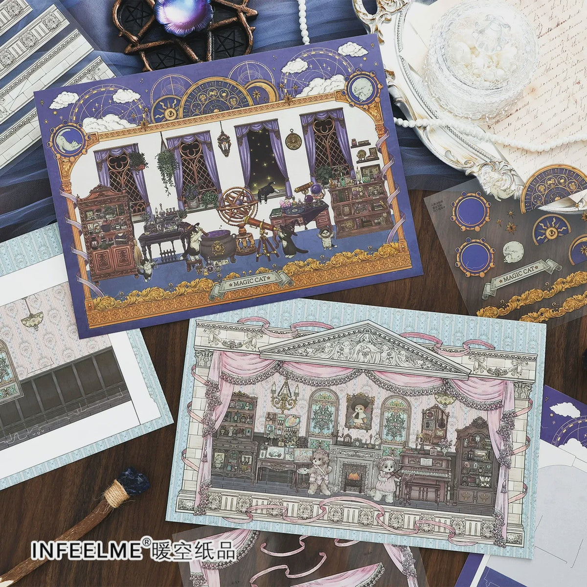Infeel.Me 2.5D Deco Scene Sticker My Little House Series #34