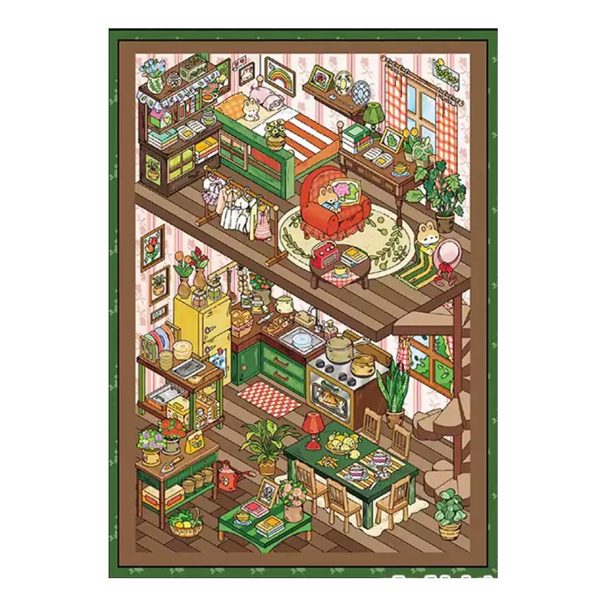 Infeel.Me 2.5D Deco Scene Sticker My Little House Series #10