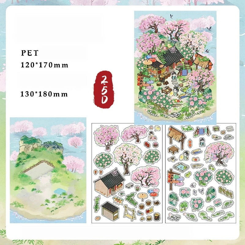 Infeel.Me 2.5D Deco Scene Sticker My Little House Series #4