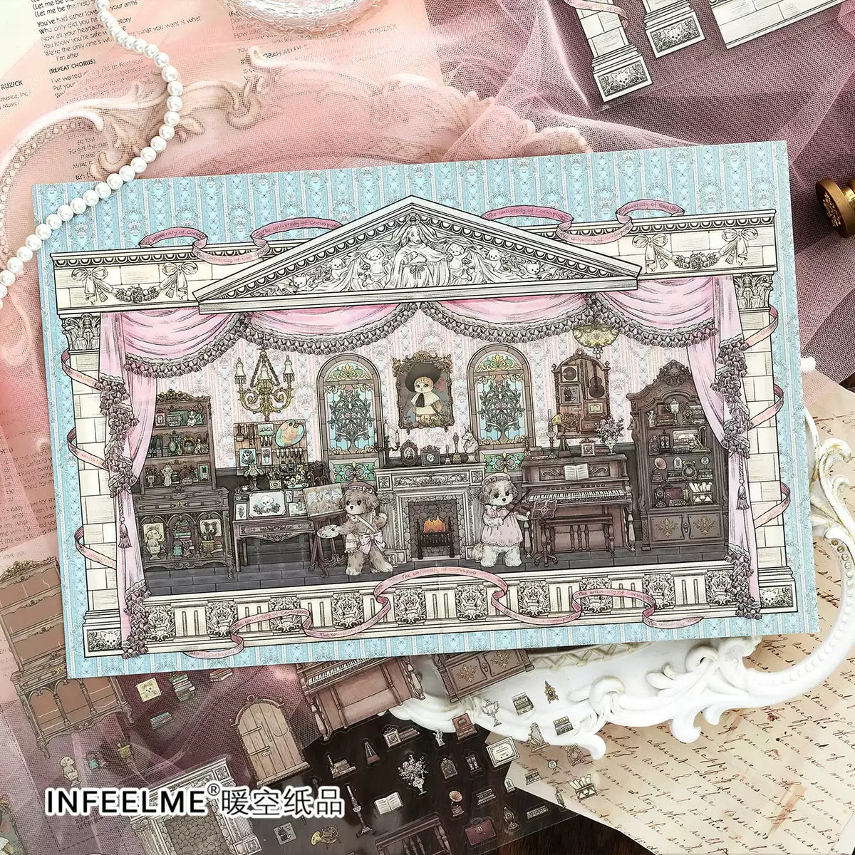 Infeel.Me 2.5D Deco Scene Sticker My Little House Series #34