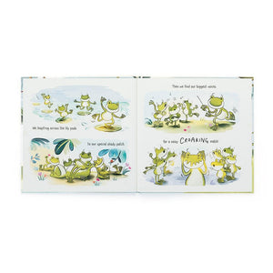 Jellycat A Fantastic Day for Finnegan Frog Book Educational Toys OCARE NZ