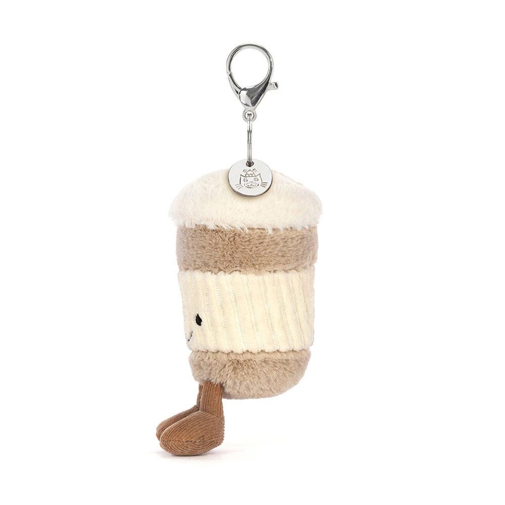 Jellycat Amuseable Coffee-To-Go Bag Charm Jellycat OCARE NZ