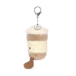 Jellycat Amuseable Coffee-To-Go Bag Charm Jellycat OCARE NZ