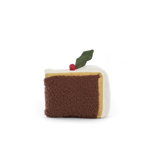Jellycat Amuseable Slice of Christmas Cake One Size - H8 X W12 CM Plush Toys OCARE NZ