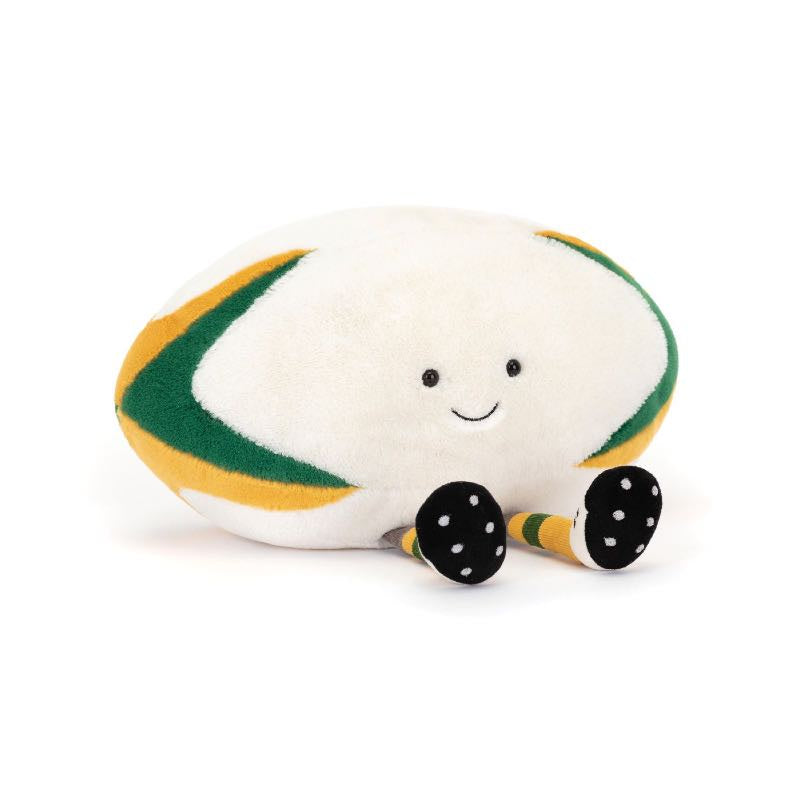 Jellycat Amuseable Sports Australian Rugby Ball