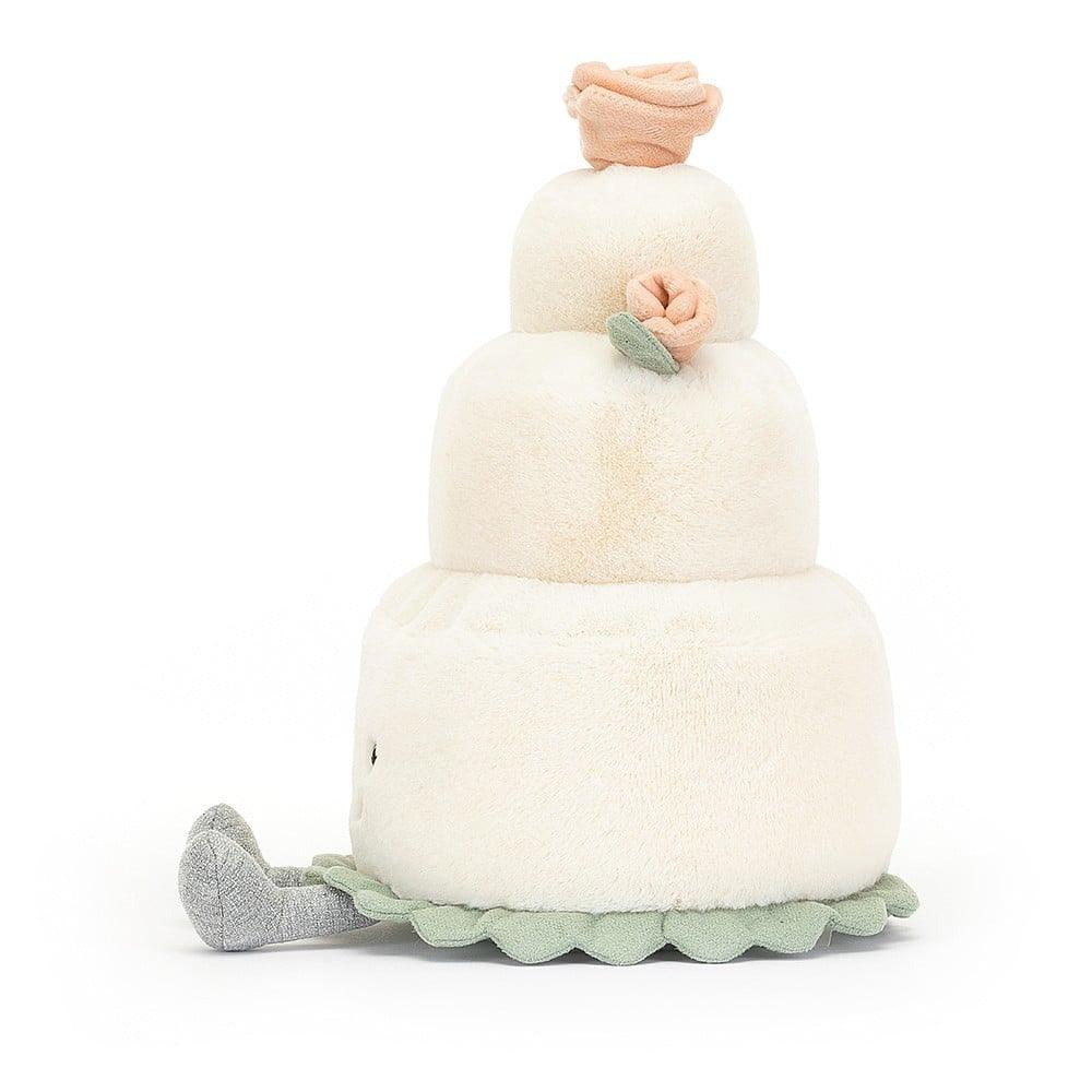 Jellycat Amuseable Wedding Cake One Size - H28 X W19 CM Plush Toys OCARE NZ