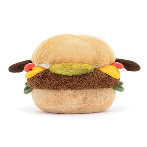 Jellycat Amuseables Burger, Plush Toys