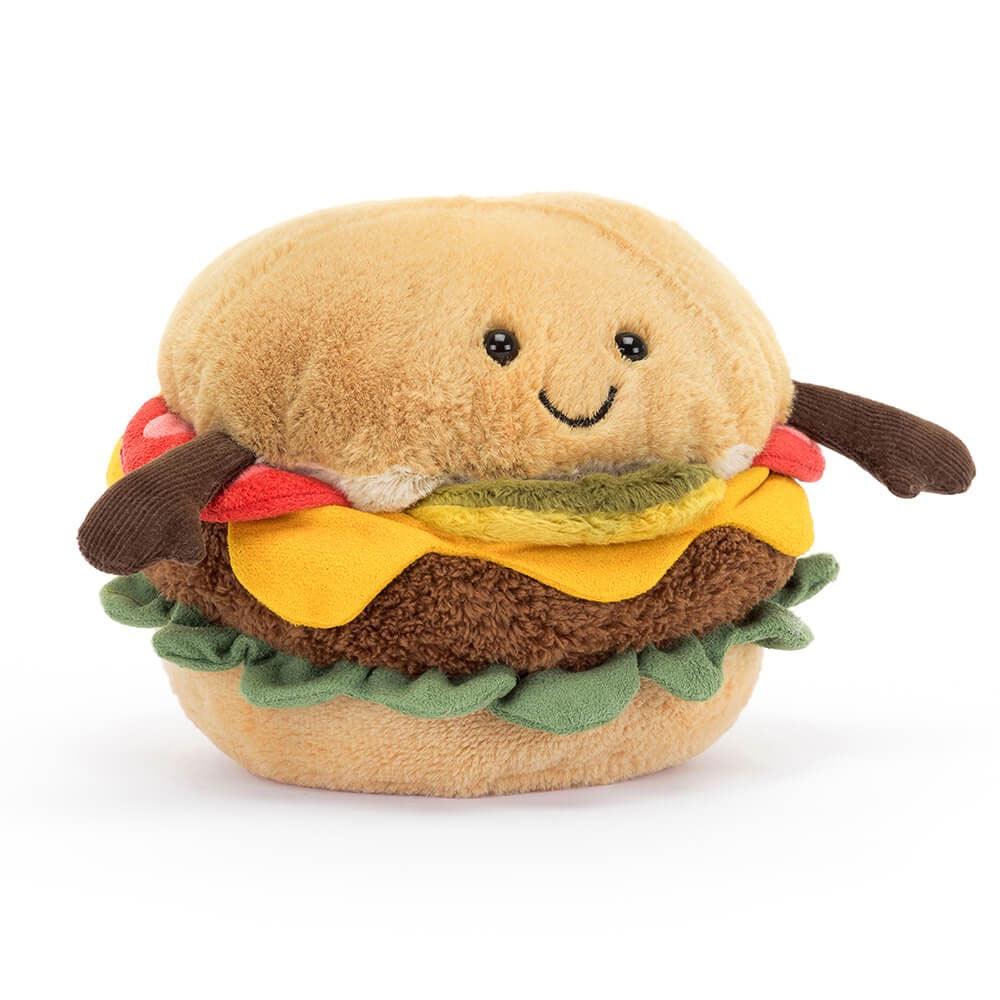Jellycat Amuseables Burger, Plush Toys