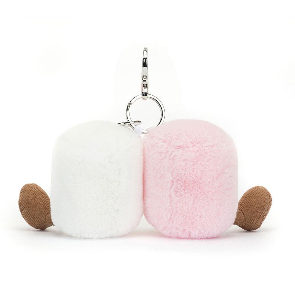 Jellycat Amuseables Pair of Marshmallows Bag Charm Jellycat OCARE NZ