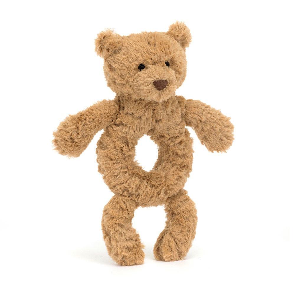 Jellycat Bartholomew Bear Ring Rattle Jellycat OCARE NZ