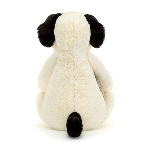 Jellycat Bashful Black & Cream Puppy, Plush Toys, OCARE NZ