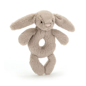 Jellycat Bashful Bunny Ring Rattle Jellycat OCARE NZ
