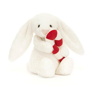 Jellycat Bashful Bunny with Candy Cane Uncategorized OCARE NZ