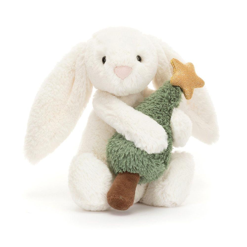 Jellycat Bashful Bunny with Christmas Tree Uncategorized OCARE NZ