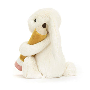 Jellycat Bashful Bunny with Pencil Jellycat OCARE NZ
