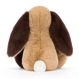 Jellycat Bashful Patchwork Brown Bunny, Plush Toys
