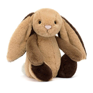 Jellycat Bashful Patchwork Brown Bunny, Plush Toys