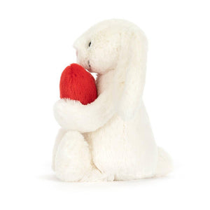 Jellycat Bashful Red Love Heart Bunny Jellycat OCARE NZ