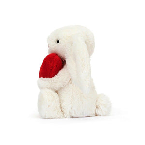 Jellycat Bashful Red Love Heart Bunny Jellycat OCARE NZ