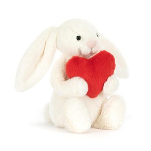 Jellycat Bashful Red Love Heart Bunny Jellycat OCARE NZ