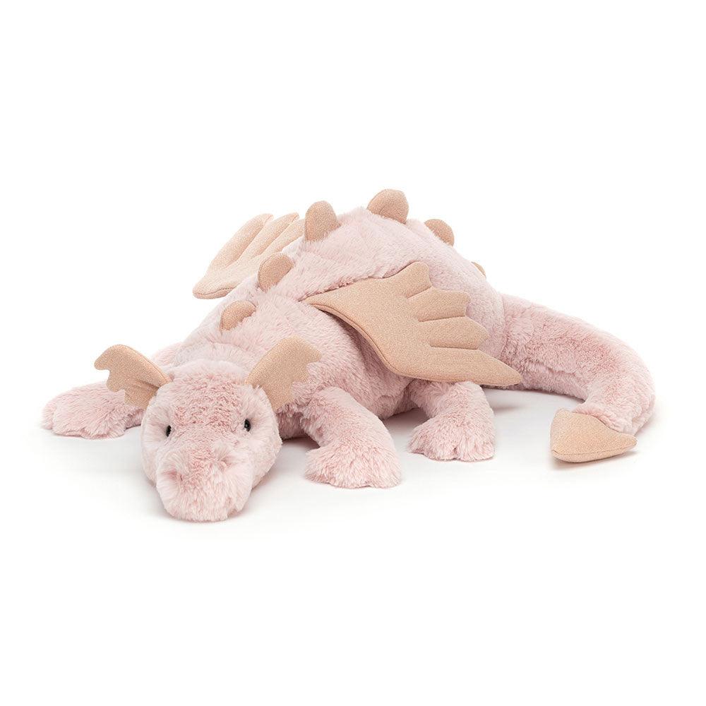 Jellycat Rose Dragon, Plush Toys, OCARE NZ