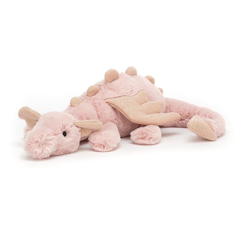 Jellycat Rose Dragon, Plush Toys, OCARE NZ