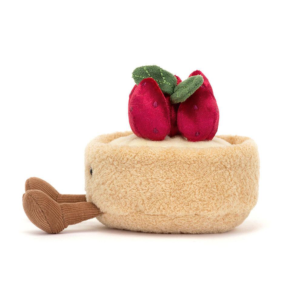Jellycat Amuseables Fleurette Tarte Aux Fraises, Plush Toys, OCARE NZ