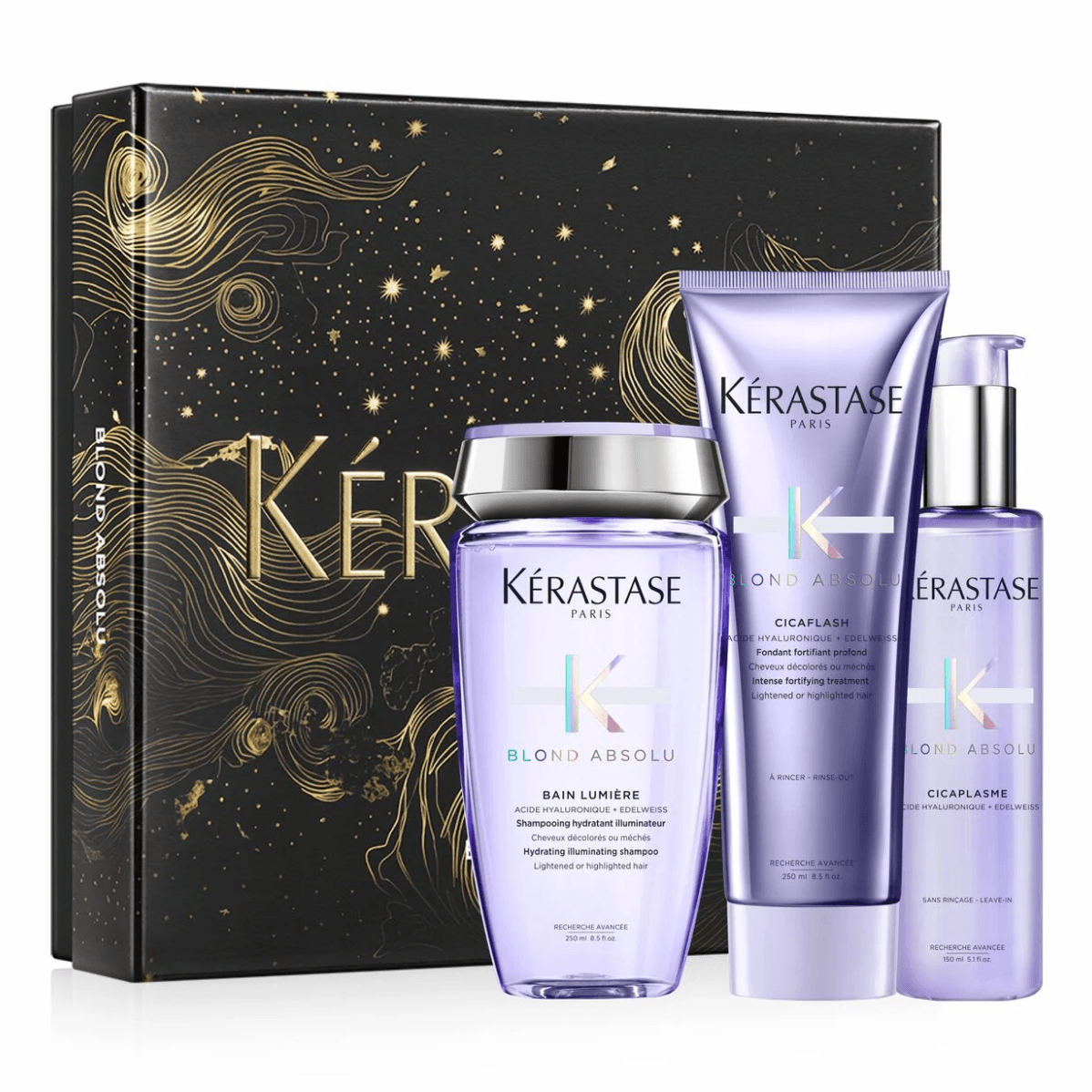 Kerastase Blond Absolu Fondant Holiday Gift Pack - For Blonde Hair, General, OCARE NZ