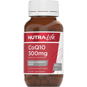 Nutra-Life Coq10 300mg 60 Capsules, CoenzymeQ10