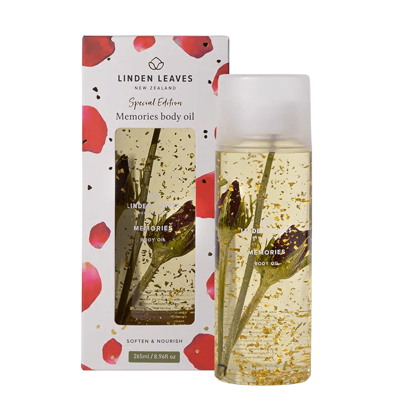 Linden Leaves Gold Edition Body Oil 265ml - Memories, Body Oils