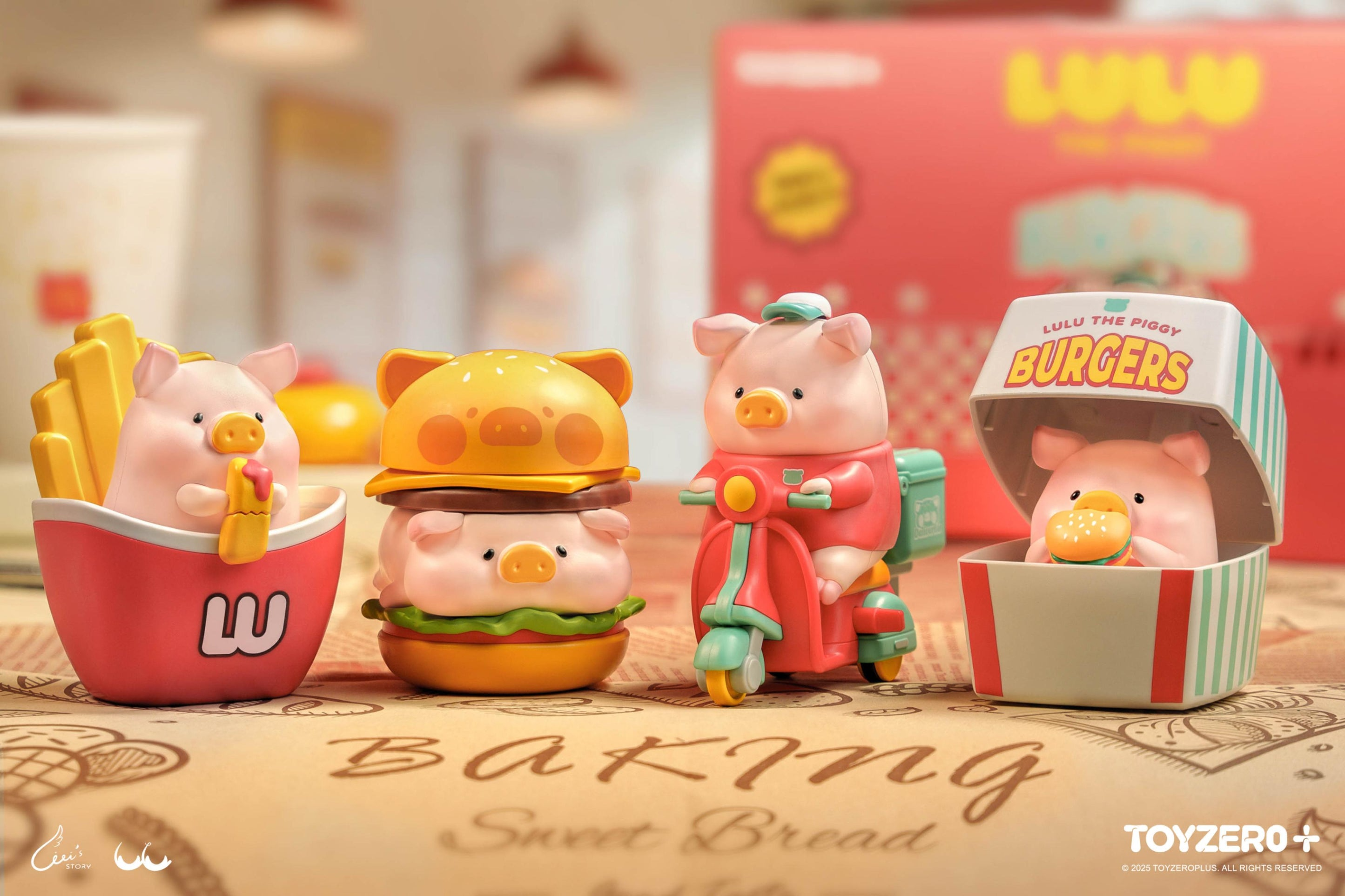 LuLu the Piggy Burger Express Movable Series Blind Box