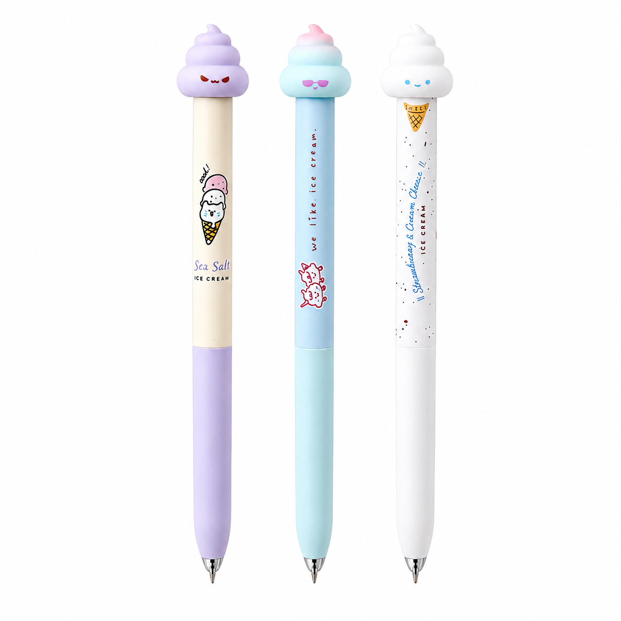 M&G Squishy Ice Cream Gel Pen 0.5mm – Assorted Colours
