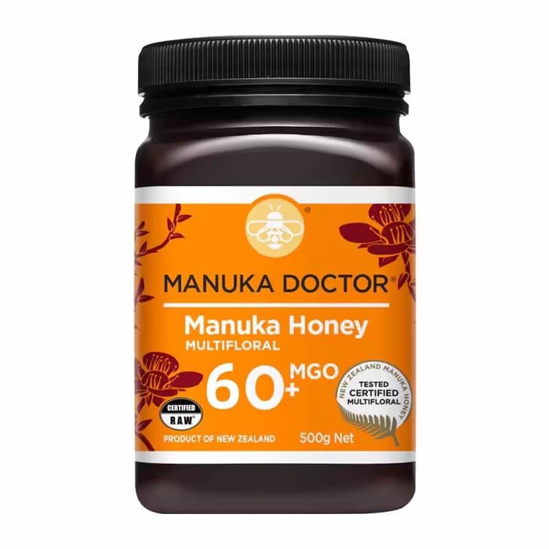 Manuka Doctor Multifloral Manuka Honey MGO60+ 500g, Manuka Honey