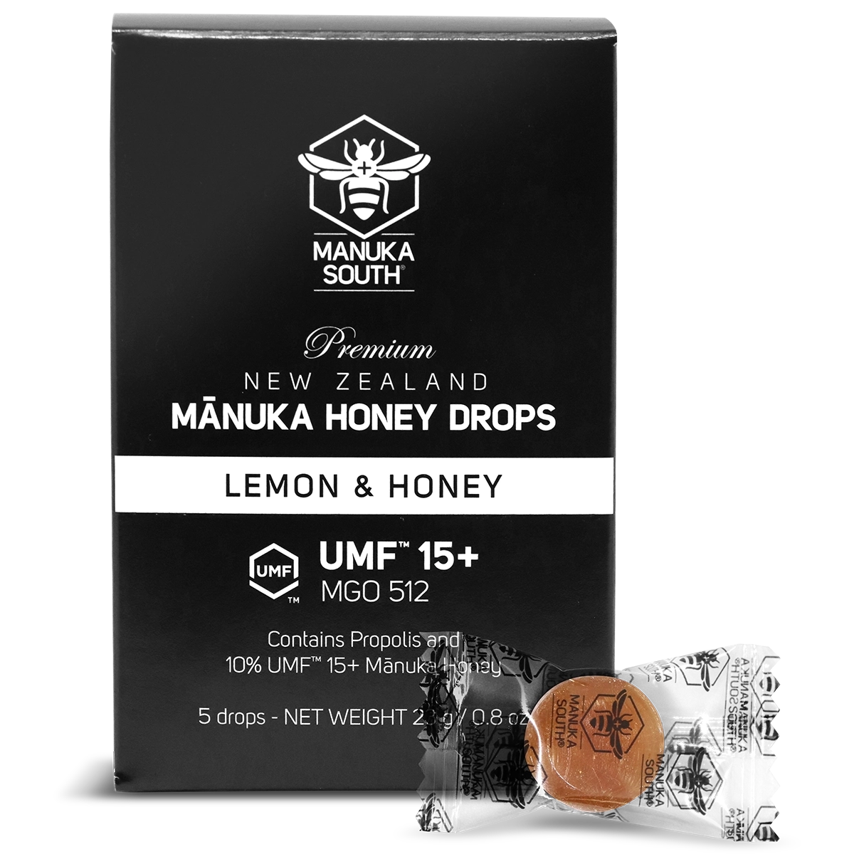 Manuka South Manuka Drops UMF 15+ Lemon Honey
