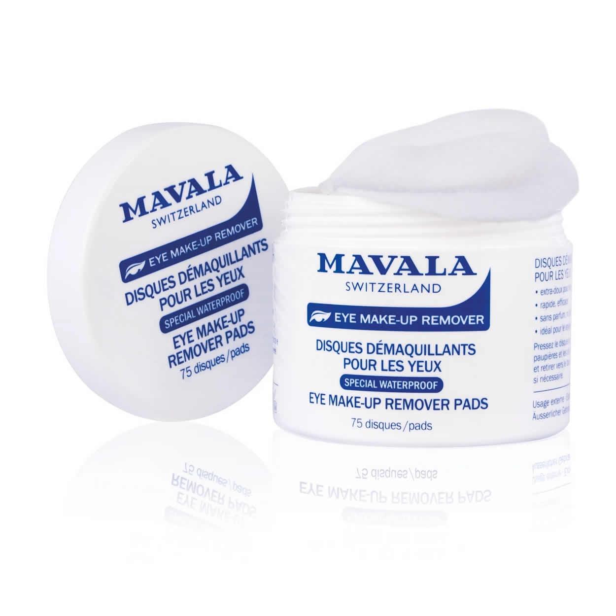 Mavala Eye Make-up Remover Pads 75pcs, Make Up Removers