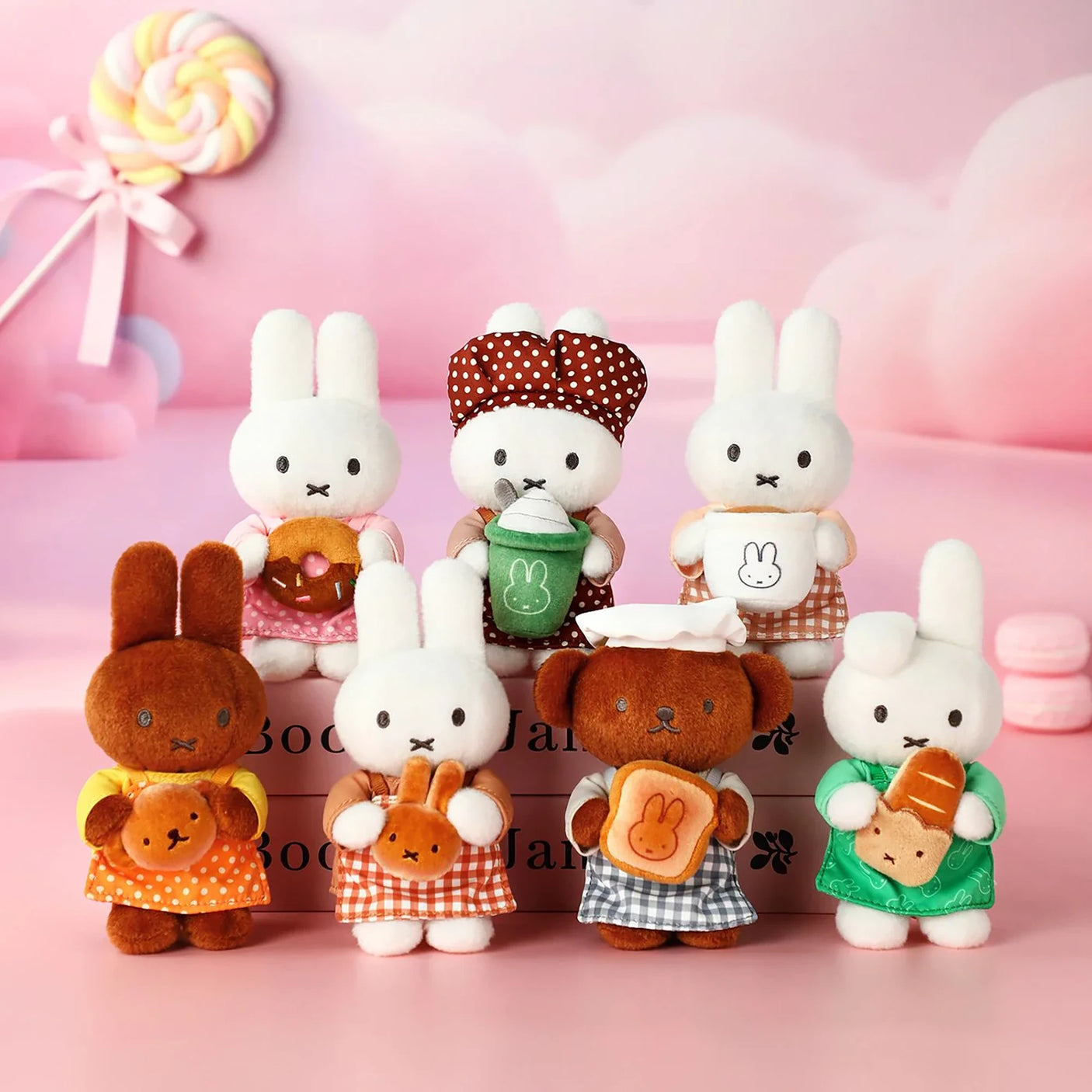 Miffy Bakery Series Plush Keychain Blind Box