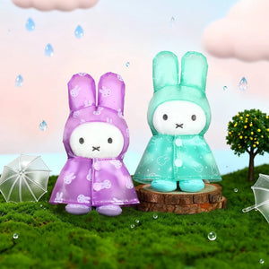 Miffy Raincoat Series Plush Keychain Blind Box
