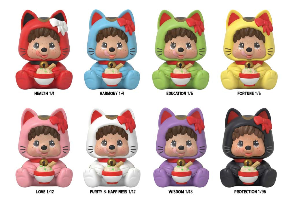 Monchhichi Lucky Cat Series Mystery Figure Blind Box