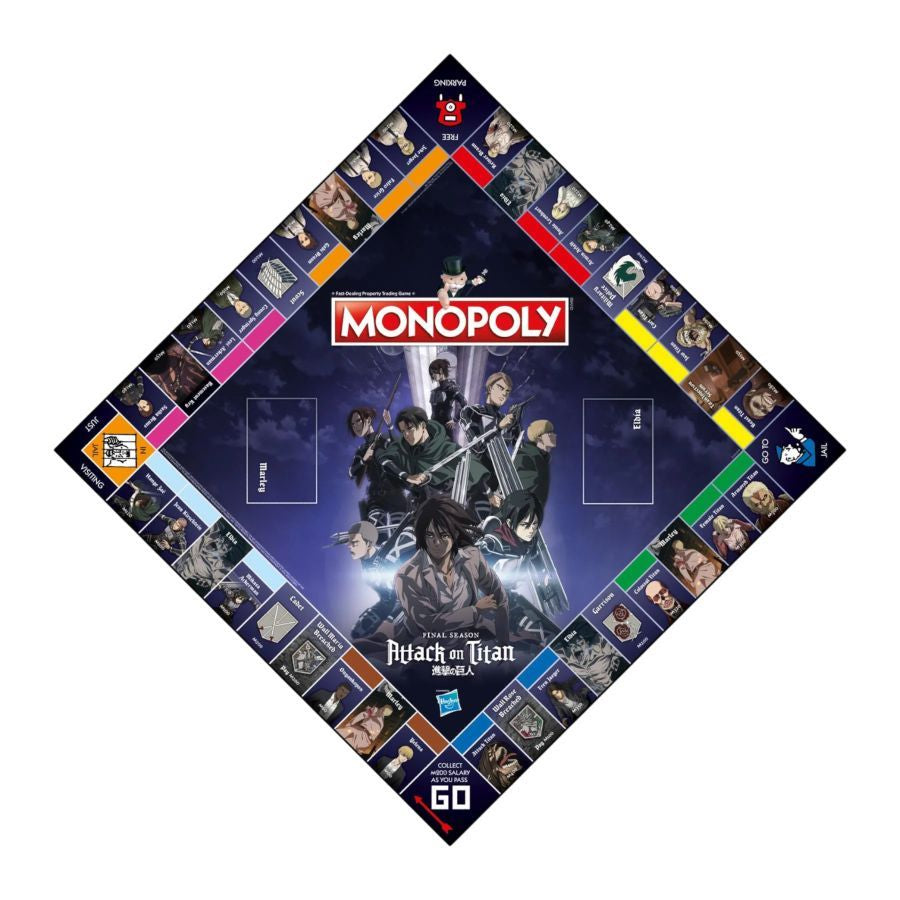 Monopoly - Attack On Titan Edition Board Game
