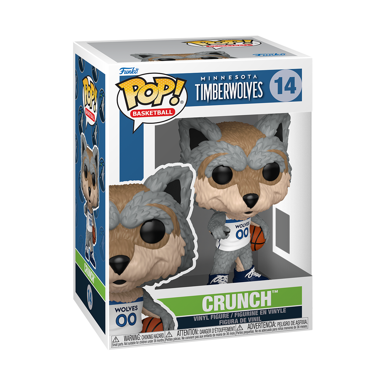 Funko Pop! NBA: Mascots - Minnesota Crunch the Wolf Vinyl Figure