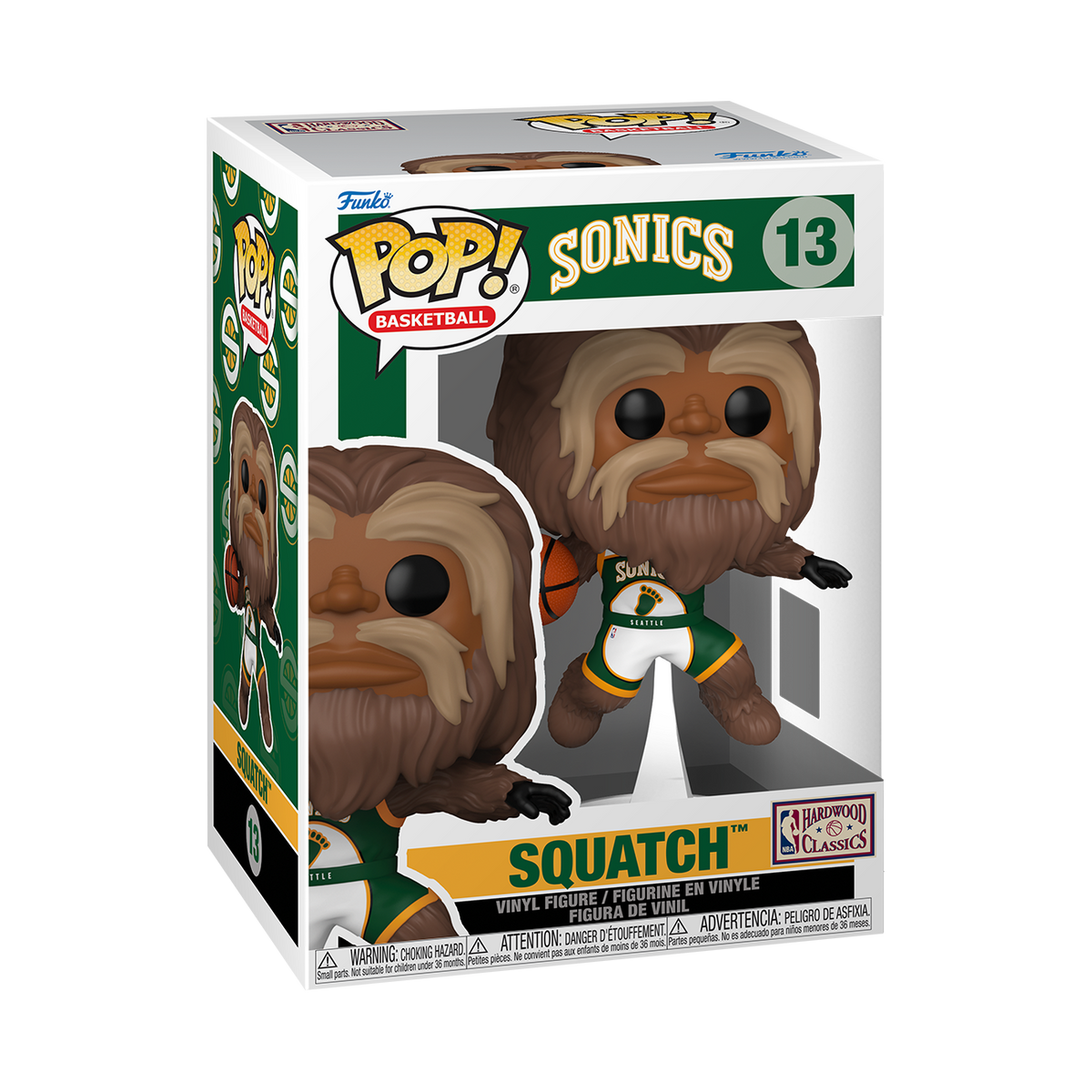 Funko Pop! NBA: Mascots - Seattle Sasquatch Vinyl Figure