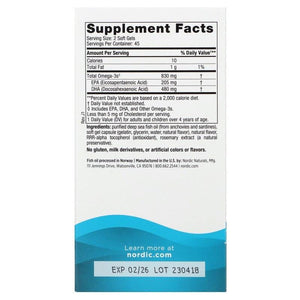 Nordic Naturals DHA 830mg Omega-3 Strawberry, General