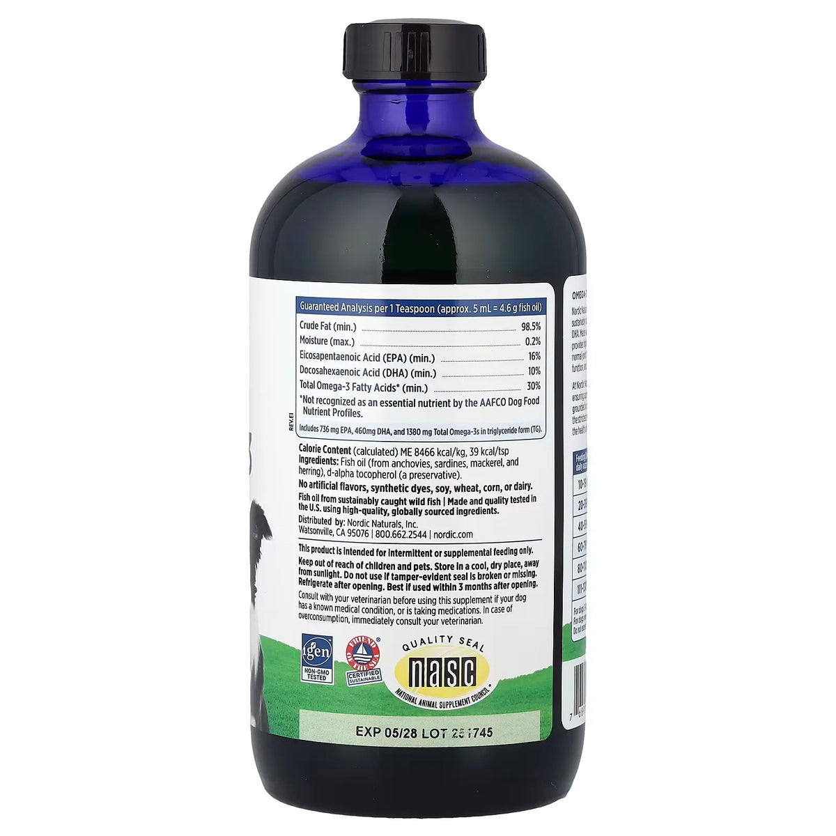Nordic Naturals Omega-3 Pet for Dogs - 437ml